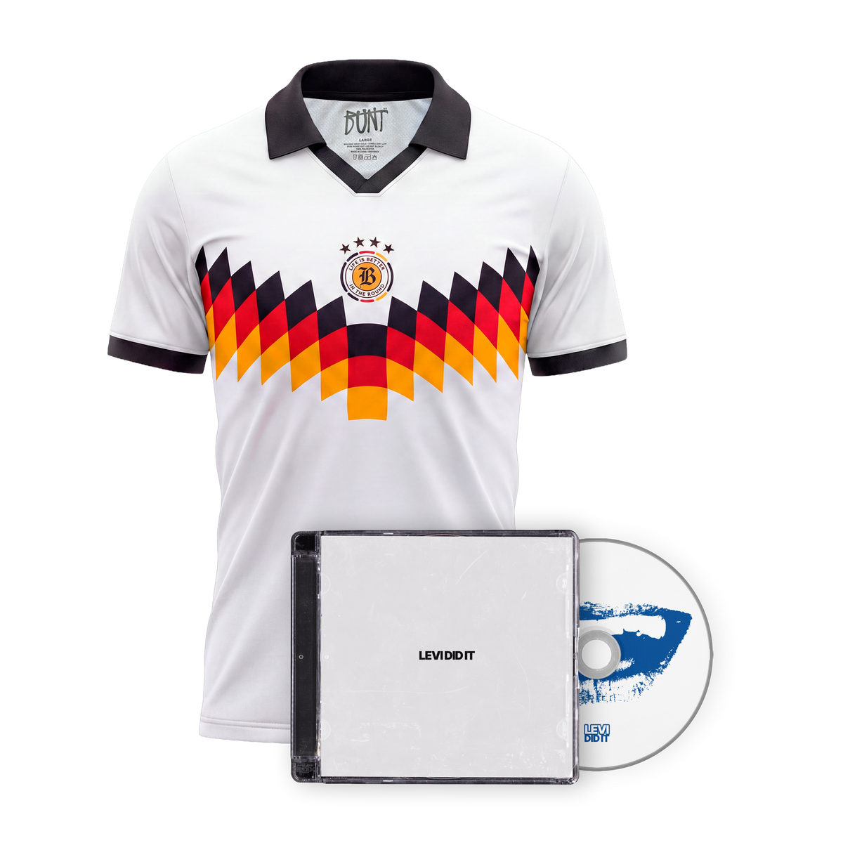 Levi Did It CD + White Jersey