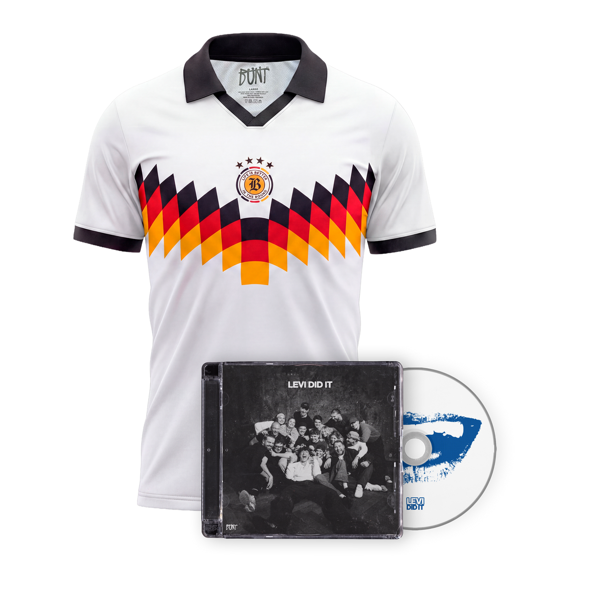 Levi Did It CD + White Jersey
