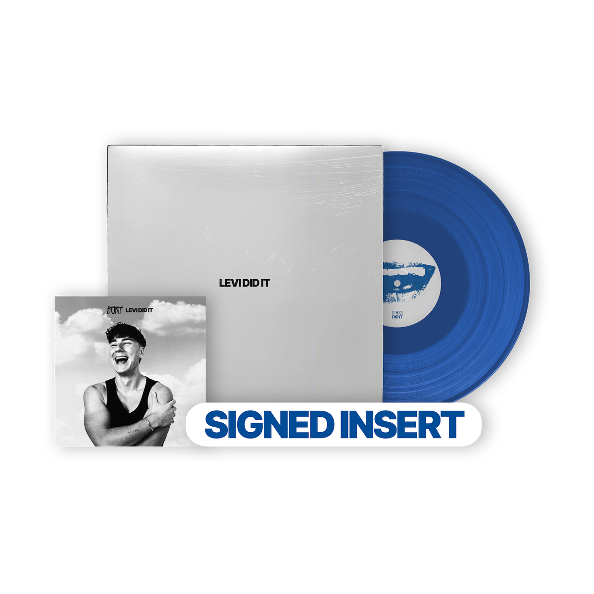 *LIMITED EDITION* SIGNED Levi Did It Blue LP